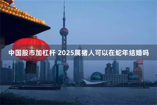 中国股市加杠杆 2025属猪人可以在蛇年结婚吗